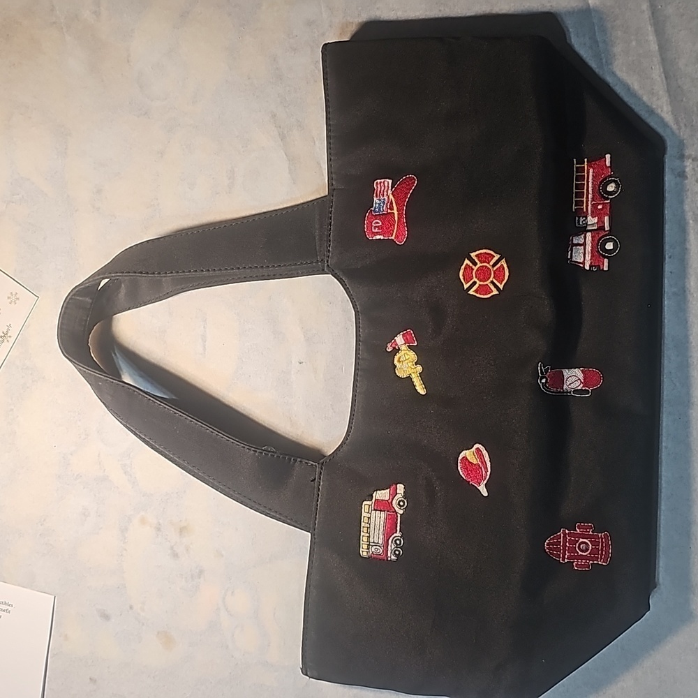 Women's Embroidered Fireman Pocketbook